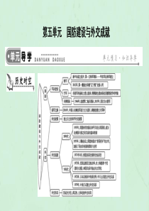 2019年春八年级历史下册 第五单元 国防建设与外交成就导学课件 新人教版
