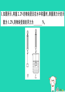 2019春八年级物理全册 第九章 浮力检测卷课件 （新版）沪科版