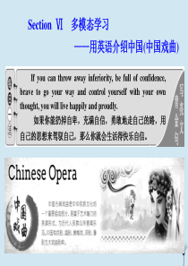 2019-2020学年新教材高中英语 Unit 2 Exploring English Sectio