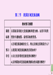 2019-2020学年新教材高中地理 第四章 区域发展战略 第二节 我国区域发展战略课件 湘教版必修