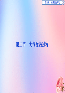 2019-2020学年新教材高中地理 第三章 地球上的大气 3.2 大气受热过程课件 湘教版必修第一