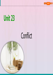 2019-2020学年高中英语 Unit 23 Conflict Period 2 Lesson 2
