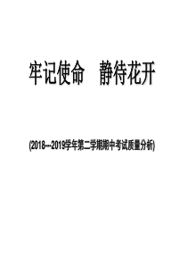 六年级语文期中试卷分析-PPT