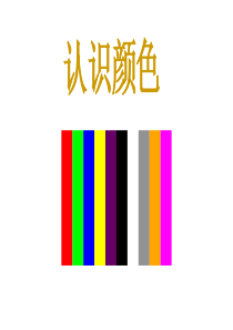 欣欣幼儿园小班《认识颜色》PPT课件