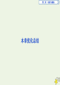 2019-2020学年高中物理 第二章 电流与磁场优化总结课件 教科版选修1-1