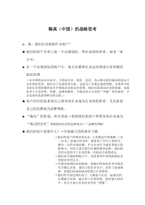 梅高（中国）的战略思考(DOC 8)