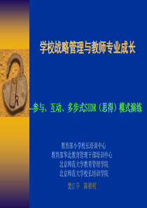 楚江亭陈锁明《学校战略管理与教师专业成长》