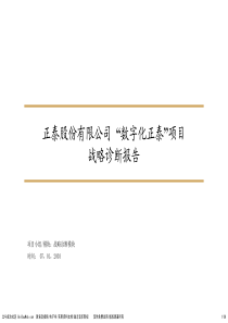 毕博正泰战略诊断报告