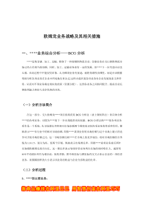欧姆龙业务战略及其相关措施（DOC 26页）
