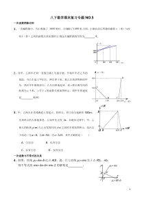 初中八年级下数学期末复习专题NO.5