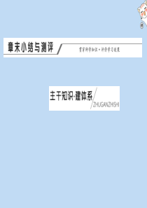 2019-2020学年高中数学 第二章 平面向量章末小结与测评课件 新人教A版必修4