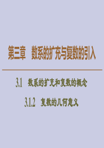 2019-2020学年高中数学 第3章 数系的扩充与复数的引入 3.1.2 复数的几何意义课件 新人