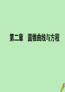 2019-2020学年高中数学 第2章 圆锥曲线与方程 2.1 曲线与方程课件 新人教A版选修2-1