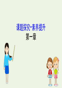 2019-2020年新教材高中化学 第一章 课题探究课件 新人教版必修1