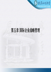 第5章_国际企业战略管理