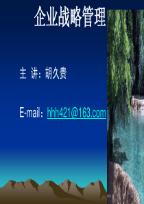 第一讲企业战略管理