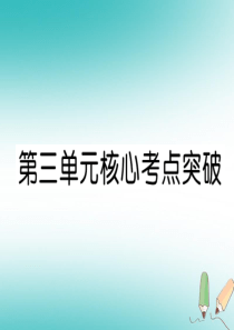 2018年秋九年级化学上册 第三单元 物质构成的奥秘核心考点突破习题课件 （新版）新人教版