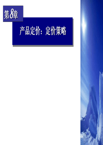 第八章定价策略