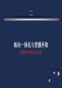 第八章纵向一体化战略(战略管理-南开大学,杨坤)