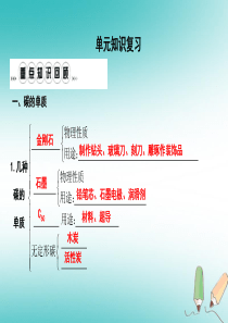 2018年九年级化学上册 第六单元《碳和碳的氧化物》单元知识复习课件 （新版）新人教版
