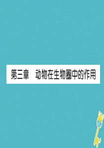 2018年八年级生物上册 5.3 动物在生物圈中的作用作业课件 （新版）新人教版
