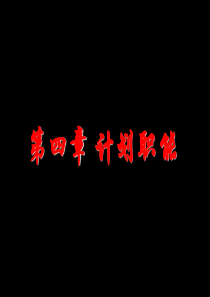 第四节战略计划的制定
