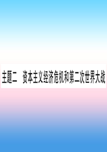 （云南专用）2019中考历史总复习 第一篇 考点系统复习 板块5 世界现代史 主题二 资本主义经济危