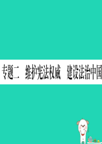 （云南专版）2019年中考道德与法治总复习 第2篇-热点透视 天下纵横 专题2 维护宪法权威 建设法