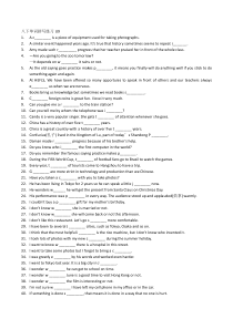 【精编版】人教版八年级英语下册Unit9单词拼写练习