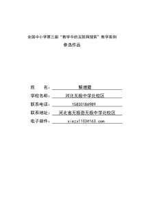 网上获取信息的策略教案