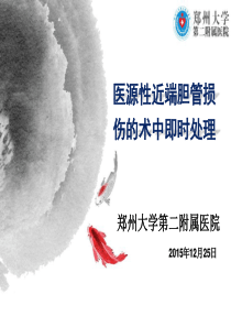 医源性胆道损伤分类与处理