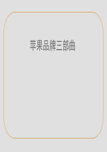 苹果的成功策略