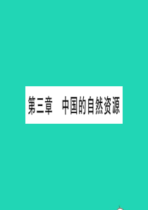 （人教通用）2019中考地理总复习 八上 第3章 中国的自然资源课件2