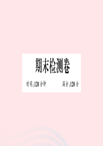 （江西专版）2020年春九年级数学下册 期末检测卷课件（新版）北师大版