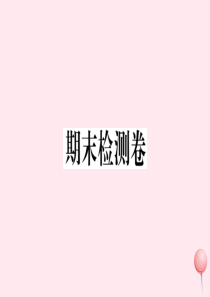 （湖北专版）七年级数学下册 期末检测卷课件2（新版）新人教版