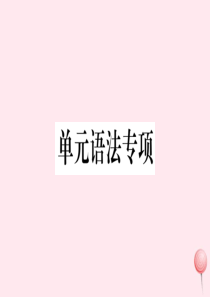 （贵州专版）2019秋九年级英语全册 Unit 13 We’re trying to save th