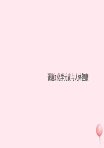 （贵州专版）2019秋九年级化学下册 第十二单元 化学与生活 课题2 化学元素与人体健康习题课件（新
