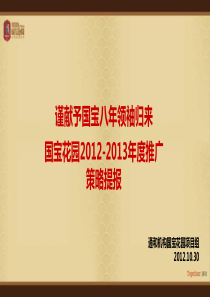通和机构XXXX洛阳国宝花园推广策略提报