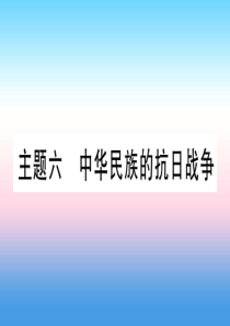 （甘肃专用）2019中考历史总复习 第一篇 考点系统复习 板块二 中国近代史 主题六 中华民族的抗日