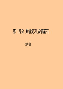 （滨州专版）2018中考英语总复习 第一部分 系统复习 成绩基石 九全 第18讲 Unit 11-1