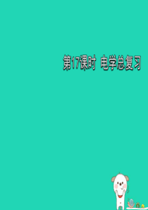 （北京专版）2018年中考物理总复习 第17课时 电学课件