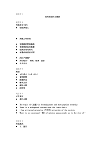 高考英语作文模板(超级管用-不下后悔)