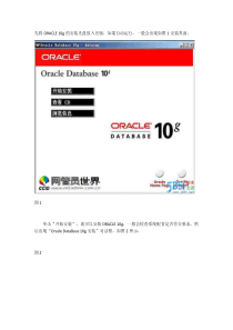 Oracle 10G安装向导