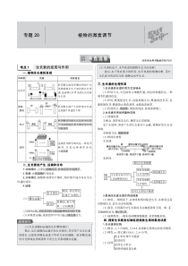 （天津专用）2020届高考生物一轮复习 专题20 植物的激素调节教师用书（PDF，含解析）