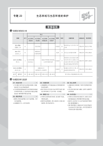 （山东专用）2020版高考生物一轮复习 专题23 生态系统与生态环境的保护教师用书（PDF，含解析）
