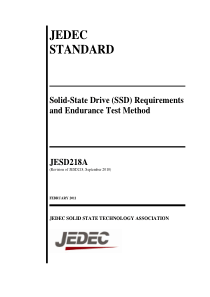 JESD218A-Solid-stateDrive(SSD)Requirementsand