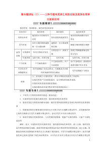 2019-2020学年高中生物 第四章 遗传的分子基础 微专题讲坛（7）——三种可遗传变异之间的比较