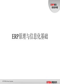 ERP原理与信息化基础