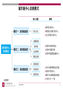 世联_城市新中心发展模式_不同物业KPI体系总结_25P