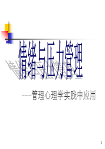 《压力与情绪管理》(李虹老师)